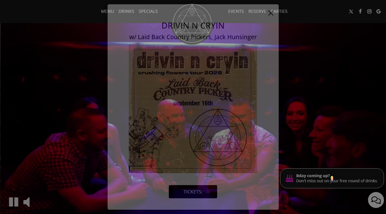 Website screenshot for Alchemy