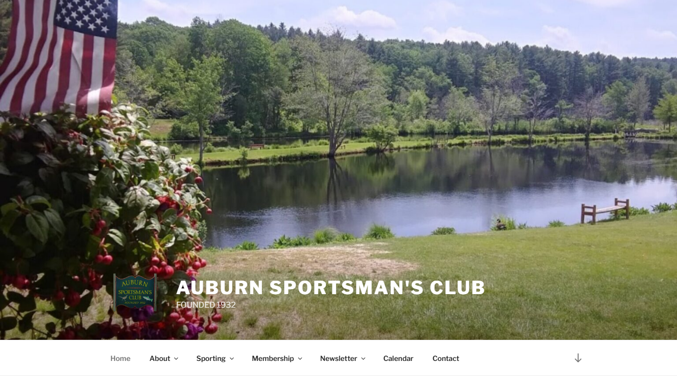 Website screenshot for Auburn Sportsman's Club Inc