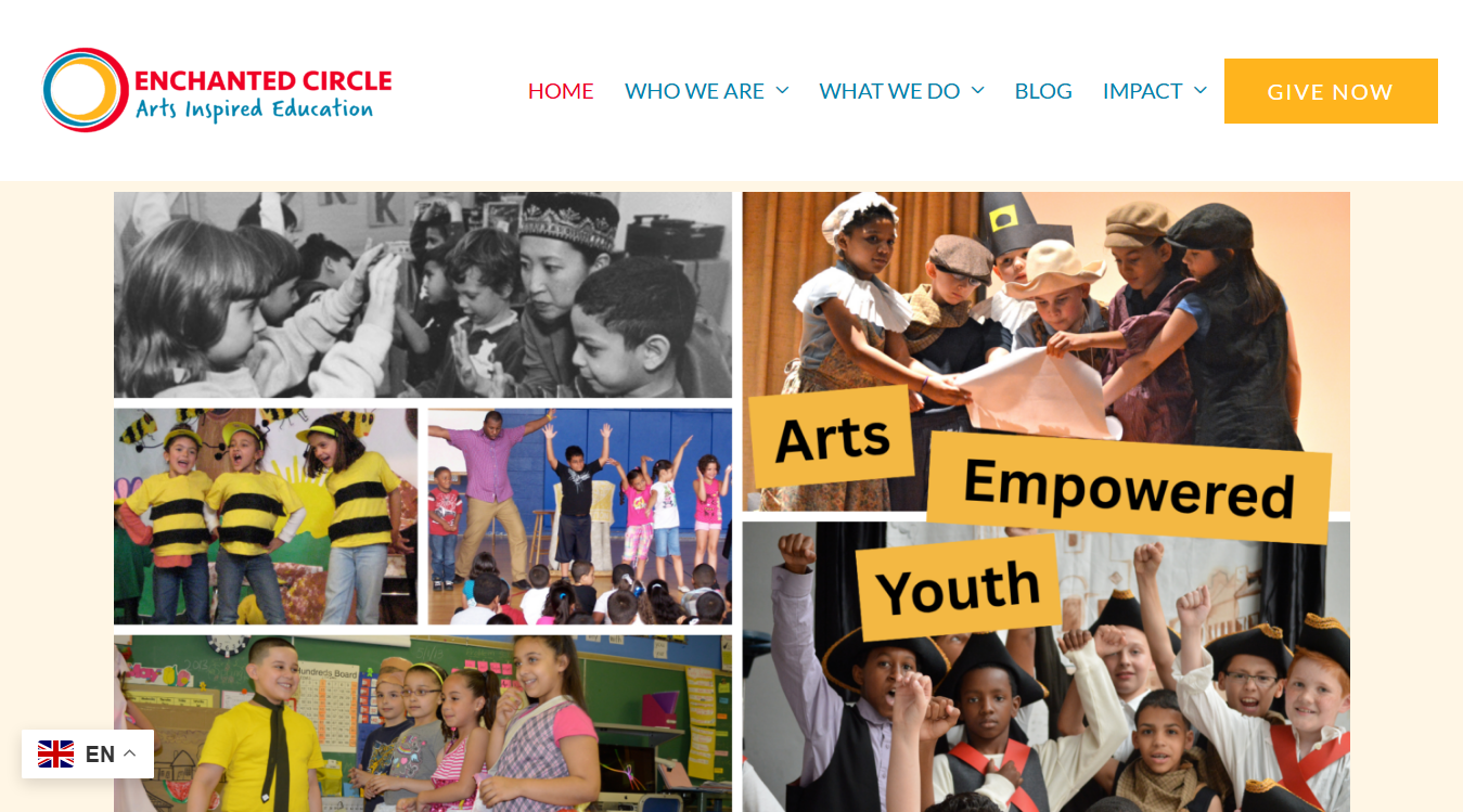 Website screenshot for Enchanted Circle (formerly Enchanted Circle Theater)