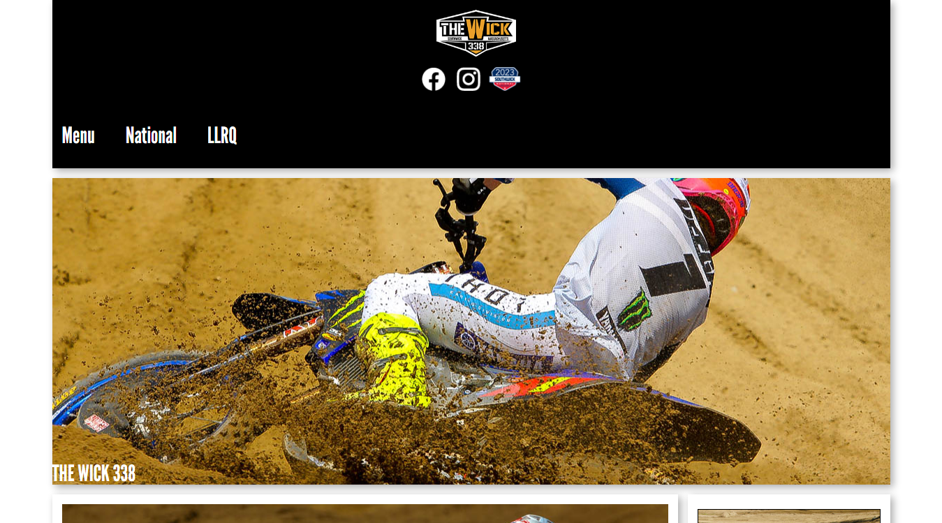 Website screenshot for The Wick 338